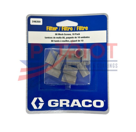 Graco 246359 80 Mesh Filters (10 pack)